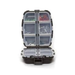 Camo Lures Tacklebox für Zubehör offen mit Inhalt