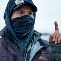 Svartzonker Neckwarmer getragen
